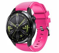 Strap-it Huawei Watch GT 3 46mm siliconen bandje (knalroze)