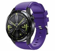 Strap-it Huawei Watch GT 3 46mm siliconen bandje (paars)