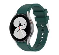 Strap-itÂ Strap-it Samsung Galaxy Watch 4 - 44mm siliconen bandje (donkergroen)