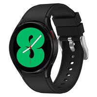 Strap-itÂ Strap-it Samsung Galaxy Watch 4 - 44mm siliconen bandje (zwart)