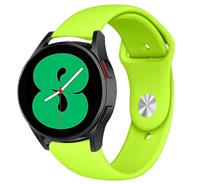 Strap-itÂ Strap-it Samsung Galaxy Watch 4 - 44mm sport band (lichtgroen)