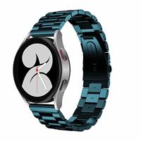 Strap-itÂ Strap-it Samsung Galaxy Watch 4 - 44mm stalen band (donkergroen)