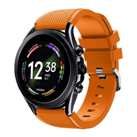 Strap-itÂ Strap-it Fossil Gen 6 - 44mm siliconen bandje (oranje)