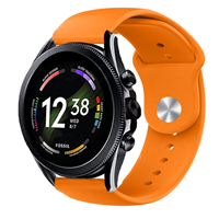 Strap-itÂ Strap-it Fossil Gen 6 - 44mm sport band (oranje)