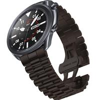 Strap-itÂ Strap-it Samsung Galaxy Watch 3 45mm Presidential stalen band (zwart)