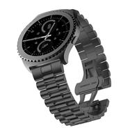 Strap-itÂ Strap-it Samsung Galaxy Watch 42mm Presidential stalen band (zwart)