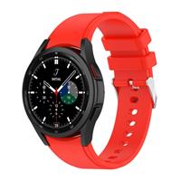 Strap-itÂ Strap-it Samsung Galaxy Watch 4 Classic 46mm siliconen bandje (knalrood)