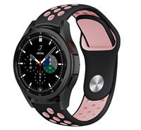 Strap-itÂ Strap-it Samsung Galaxy Watch 4 Classic 46mm sport band (zwart/roze)