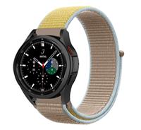 Strap-itÂ Strap-it Samsung Galaxy Watch 4 Classic 46mm nylon band (camel)