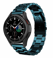 Strap-itÂ Strap-it Samsung Galaxy Watch 4 Classic 46mm stalen band (donkergroen)
