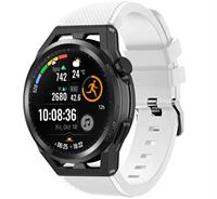 Strap-itÂ Strap-it Huawei Watch GT Runner siliconen bandje (wit)