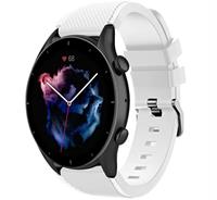 Strap-itÂ Strap-it Amazfit GTR 3 (Pro) siliconen bandje (wit)