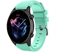 Strap-itÂ Strap-it Amazfit GTR 3 (Pro) siliconen bandje (aqua)