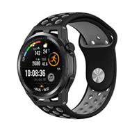 Strap-itÂ Strap-it Huawei Watch GT Runner sport band (zwart/grijs)