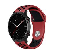 Strap-itÂ Strap-it Amazfit GTR 2 sport band (rood/zwart)