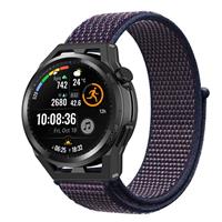 Strap-itÂ Strap-it Huawei Watch GT Runner nylon band (paars-blauw)