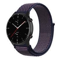 Strap-itÂ Strap-it Amazfit GTR 2 nylon band (paars-blauw)