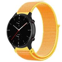 Strap-itÂ Strap-it Amazfit GTR 2 nylon band (lichtgeel)