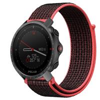 Strap-itÂ Strap-it Polar Grit X Pro nylon band (zwart/rood)