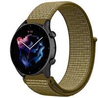 Strap-itÂ Strap-it Amazfit GTR 3 (Pro) nylon band (olijf)