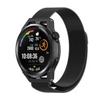 Strap-itÂ Strap-it Huawei Watch GT Runner Milanese band (zwart)