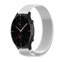 Strap-itÂ Strap-it Amazfit GTR 2 Milanese band (zilver)