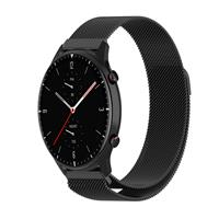 Strap-itÂ Strap-it Amazfit GTR 2 Milanese band (zwart)