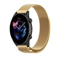 Strap-itÂ Strap-it Amazfit GTR 3 (Pro) Milanese band (goud)
