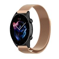 Strap-itÂ Strap-it Amazfit GTR 3 (Pro) Milanese band (rosÃ© goud)