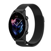 Strap-itÂ Strap-it Amazfit GTR 3 (Pro) Milanese band (zwart)
