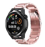 Strap-itÂ Strap-it Huawei Watch GT Runner stalen band (rosÃ© pink)