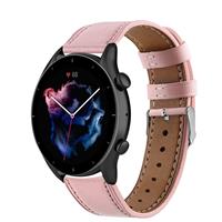 Strap-itÂ Strap-it Amazfit GTR 3 (Pro) bandje leer (roze)