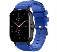 Strap-itÂ Strap-it Amazfit GTS 2 siliconen bandje (blauw)