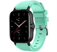 Strap-itÂ Strap-it Amazfit GTS 2 siliconen bandje (aqua)