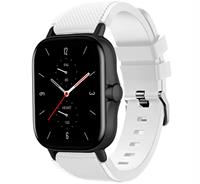 Strap-itÂ Strap-it Amazfit GTS 2 siliconen bandje (wit)