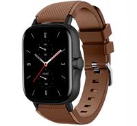 Strap-itÂ Strap-it Amazfit GTS 2 siliconen bandje (koffiebruin)