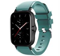 Strap-itÂ Strap-it Amazfit GTS 2 siliconen bandje (dennengroen)