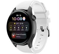 Strap-itÂ Strap-it Huawei Watch 3 (Pro) siliconen bandje (wit)