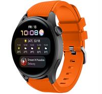 Strap-itÂ Strap-it Huawei Watch 3 (Pro) siliconen bandje (oranje)