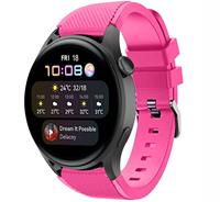 Strap-itÂ Strap-it Huawei Watch 3 (Pro) siliconen bandje (knalroze)