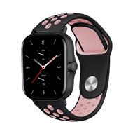 Strap-itÂ Strap-it Amazfit GTS 2 sport band (zwart/roze)