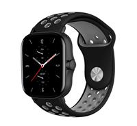 Strap-itÂ Strap-it Amazfit GTS 2 sport band (zwart/grijs)