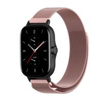 Strap-it Amazfit GTS 2 Milanese band (roze)