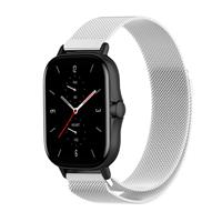 Strap-itÂ Strap-it Amazfit GTS 2 Milanese band (zilver)