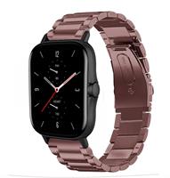 Strap-itÂ Strap-it Amazfit GTS 2 stalen band (brons-goud)