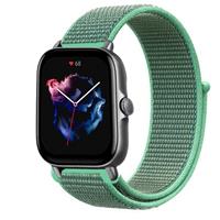 Strap-itÂ Strap-it Amazfit GTS 3 nylon bandje (mint)