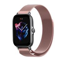 Strap-itÂ Strap-it Amazfit GTS 3 Milanese band (roze)