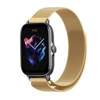 Strap-itÂ Strap-it Amazfit GTS 3 Milanese band (goud)