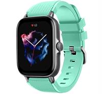 Strap-itÂ Strap-it Amazfit GTS 3 siliconen bandje (aqua)