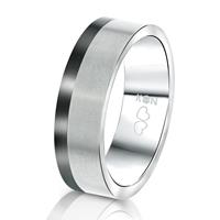 Lucardi Titanium vriendschapsring Tokyo heren